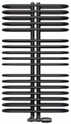 Regnis LEVEL II, vykurovacie teleso 600x580mm so stredovým pripojením 50mm, 492W, čierna matná, LEVEL580/600/D50/BLACK