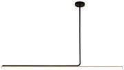 Toolight Toolight, LED stropné svietidlo 140cm, 14W, APP1660-CP, čierna, OSW-06994