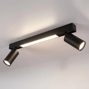 Brilagi - LED bodové svietidlo SELE 2xGU10/30W/230V + LED/15W čierna
