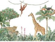 Vliesová fototapeta XXL Jungle White 360 x 254 cm, 4 diely