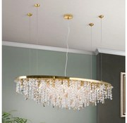 Orion - Krištáľový luster na lanku CRYSTALRIVER 21xG9/40W/230V zlatá