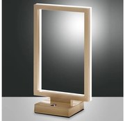 Fabas Luce 3394-30-225 - LED Stmievateľná stolná lampa BARD LED/15W/230V zlatá