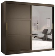 Skriňa Amiro 2 200 čierny/čierny