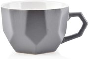 Hrnček SALLY GEO 450 ml šedý