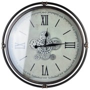 Nástěnné hodiny RAMSEY EXTRAVAGART 80 cm černé/bílé