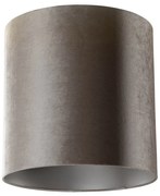 Zamatové tienidlo na lampu Taupe Cylinder 40/40/40