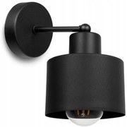 Nástenné svietidlo Panta 1, 1x čierne kovové tienidlo, (výber z 2 farieb uchytenia)