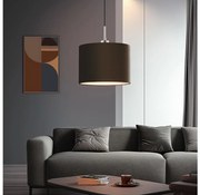 Eglo - LED Luster na lanku TUNJA 1xE27/60W/230V hnedá