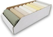 KARTON PAK Úložné boxy na oblečenie, organizéry do skrine BIELY KARTÓN 30 x 54 cm