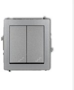 DWP-33 Schodiskový konektor dvojité striebro