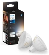 SADA 2x LED Stmievateľná žiarovka Philips Hue WA GU5,3/MR16/5,1W/12V 2200-6500K