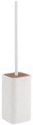 Gedy - Stojacia WC štetka NINFEA biela/bambus
