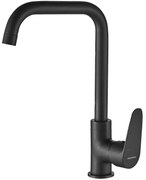 Kuchinox SAGRA, vysoká drezová batéria v tvare výtoku L, čierna matná, LAV-BQR_765D