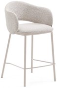 Barová stolička slonovinová (výška sedadla 65 cm) Maina – Kave Home