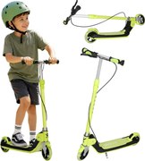KIK Detská skladacia kolobežka Trike Fix, LED kolesá, neónovo zelená