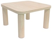 Béžový konferenčný stolík v dekore mramoru 60x60 cm Solano – Actona