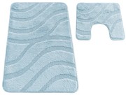 Sada kúpeľňových koberčekov Montana Symphony Baby Blue