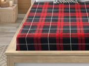 Plachta mikroplyš ALBURY 200x200 cm červená