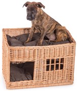 Domček prútený pre domácich miláčikov Akim I.š. 56 x hl. 36 x v. 32/42(cm)