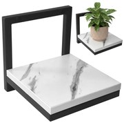 Stojan na kvety TORGET biely mramor