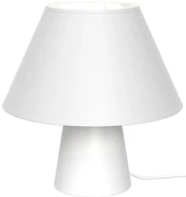 Stolná lampa Fifi, 1x bieel textilné tienidlo, w