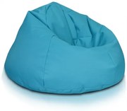 INTERMEDIC SK - Sedací vak MAXI 140x70 cm z polyesteru | rodinný vak, veľké kreslo, 570 l Farba: NC07 - Tyrkysová (Polyester)