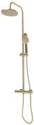 Sprchová súprava s termostatom Rea Parot zlatá brúsená