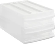 DUO M - Box s 2 zásuvkami (A4), úložný box výsuvný, transparentný Rotho SYSTEMIX