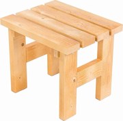 DEOKORK Masívna drevená záhradna stolička TEA 03 hrúbka 38 mm