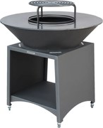 Gril Strend Pro Fiesta, prevedenie antracit, oceľ priemer 100 cm, s ohniskom ()