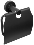 Vešiak na WC papier s klapkou carbon čierny CKB-7419 99