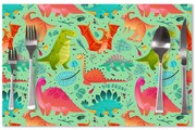Sablio Prestieranie Dinosaury v tráve: 40x30cm