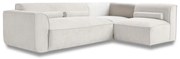 Krémovobiela rohová pohovka (pravý roh) Flex Felix – Miuform
