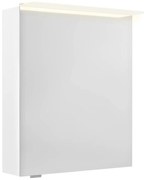 Sapho Sapho, LINEX galérka s LED osvetlením, 60x70x15cm, ľavá/pravá. biela, LX060-0030