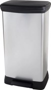 Curver Odpadkový kôš DECO BIN Duo 23 l + 23 l, strieborný
