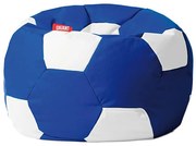 Sedací vak lopta Kodura modro-biely