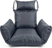 Vankúš do závesného kresla KOKON, tmavo sivý