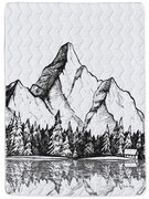 Prešívaná deka a obliečka na vankúš v súprave z bavlneného saténu 140x200 cm – Butter Kings