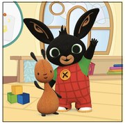 DETSKÝ FROTÉ UTERÁK BING 30X30 CM VZOROVANÝ