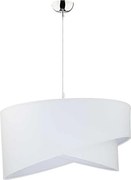 Duolla - Luster na lanku CELLO 1xE27/40W/230V pr. 45 cm biela