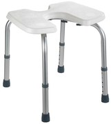 WENKO 206051100-Stolička SECURA 46x53,5 cm biela/strieborná