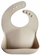 Mushie Silikónový podbradník Shifting Sand