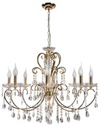 Luster na reťazi AURORA 8xE14/40W/230V