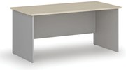 Kancelársky písací stôl PRIMO GRAY, 160x80 cm, sivá/breza