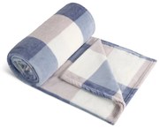 Bellatex Deka Kemping PLUS modrá kocka, 150 x 200 cm