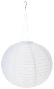 ProGarden Solárne závesné LED svietidlo Ball, pr. 40 cm, teplá biela