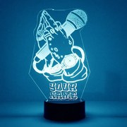 3Dmix 3D-MTV103 - Motív pre 3D LED nočnú lampu - Rap štýl