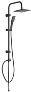Kuchinox Hiro, sprchový stĺp s hlavovou a ručnou sprchovou hlavicou, čierna matná, LAV-PKH_70KX