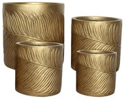 KVETINÁČ LT14552-4S 44X44X44 P107 ZLATÝ