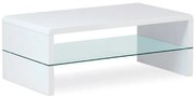 Konferenčný stolík Autronic 110x40 cm biely MDF lesk AHG-402 WT
